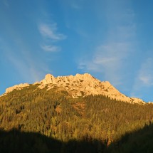 South side of&amp;nbsp;Vordernberger Griesmauer at sunset